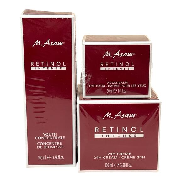 M. Asam Other - SEALED SET M. Asam "Retinol Intense" 24H Creme, Eye Balm, Youth Concentrate NEW